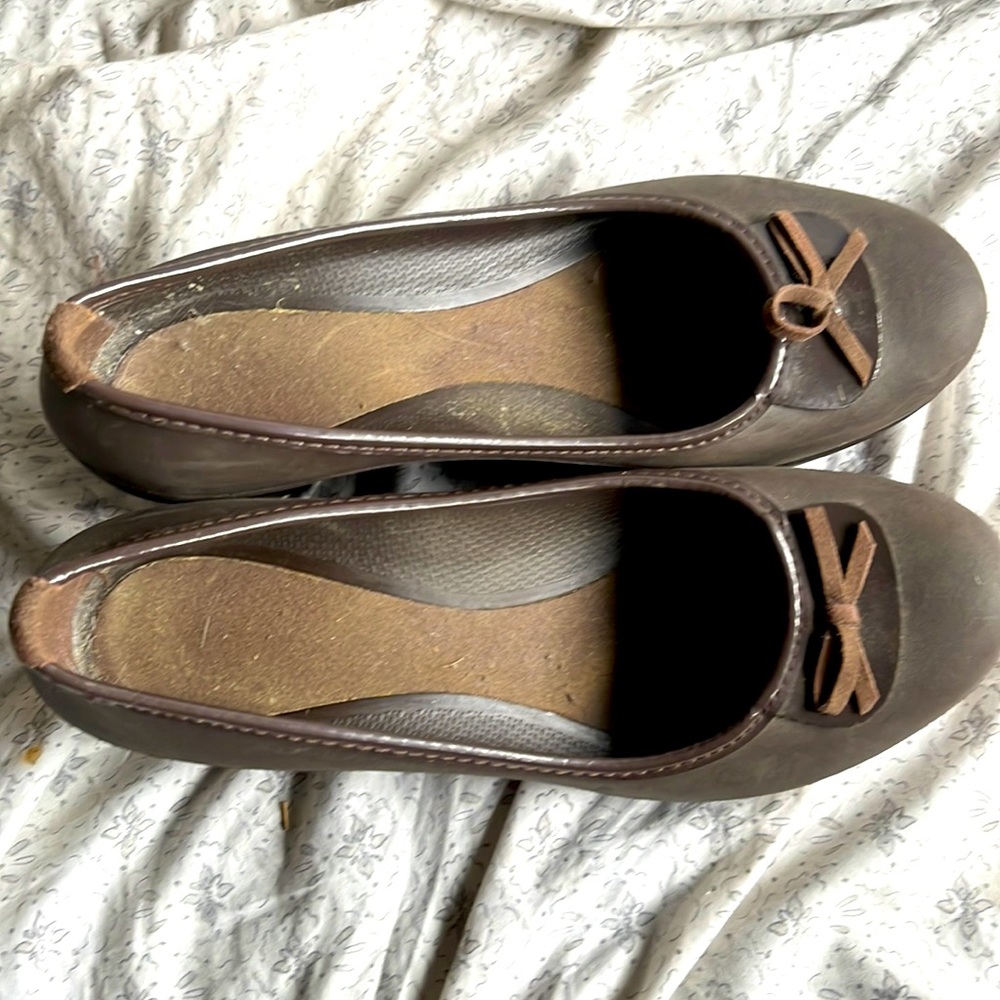 Crocs wedge heels